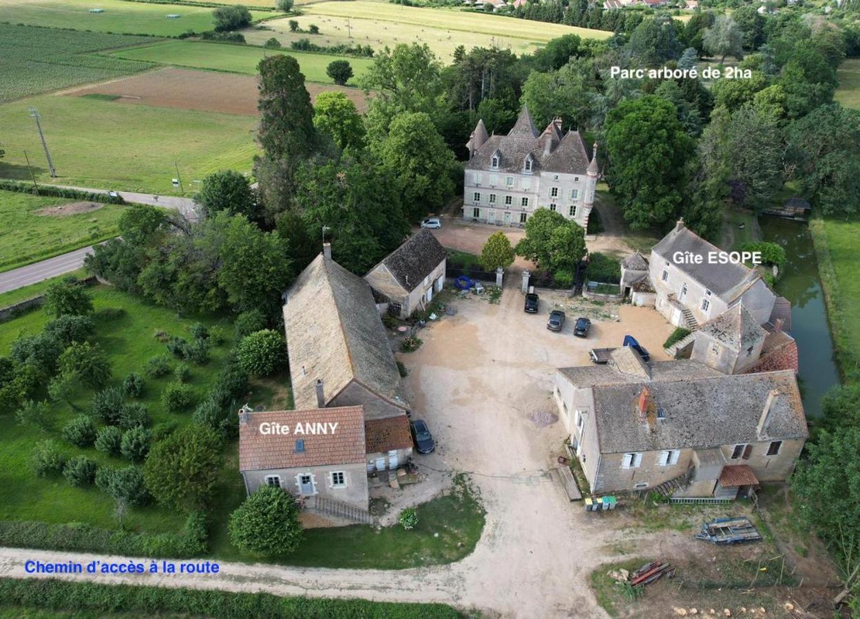 Chateau Du Mauny, Gites Et Chambres D'Hotes En Bourgogne Rosey Dış mekan fotoğraf